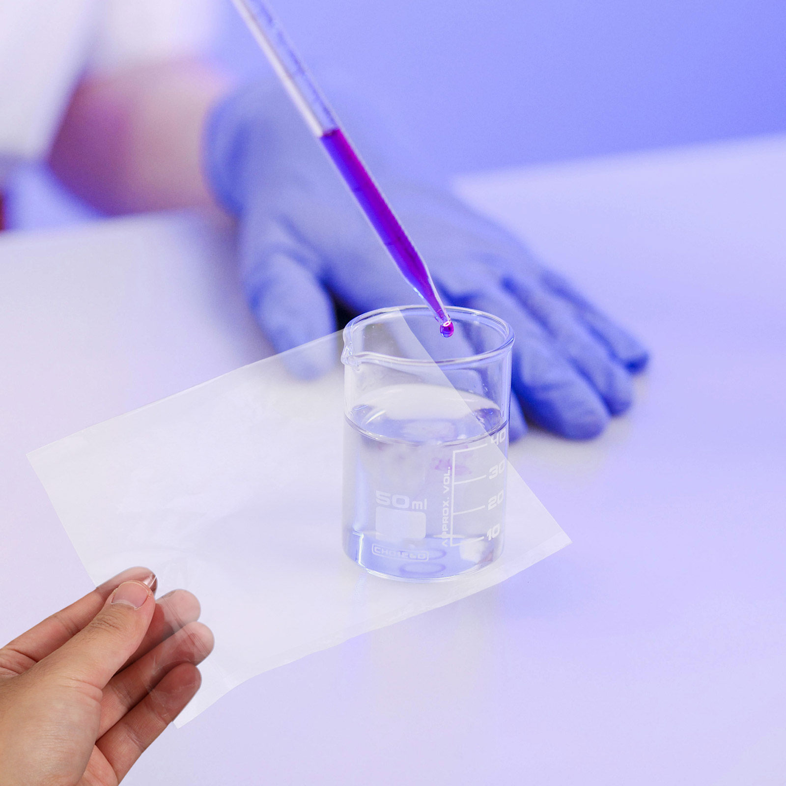 Science Experiment - 15Pcs Film Glassine untuk Eksperimen Biologi