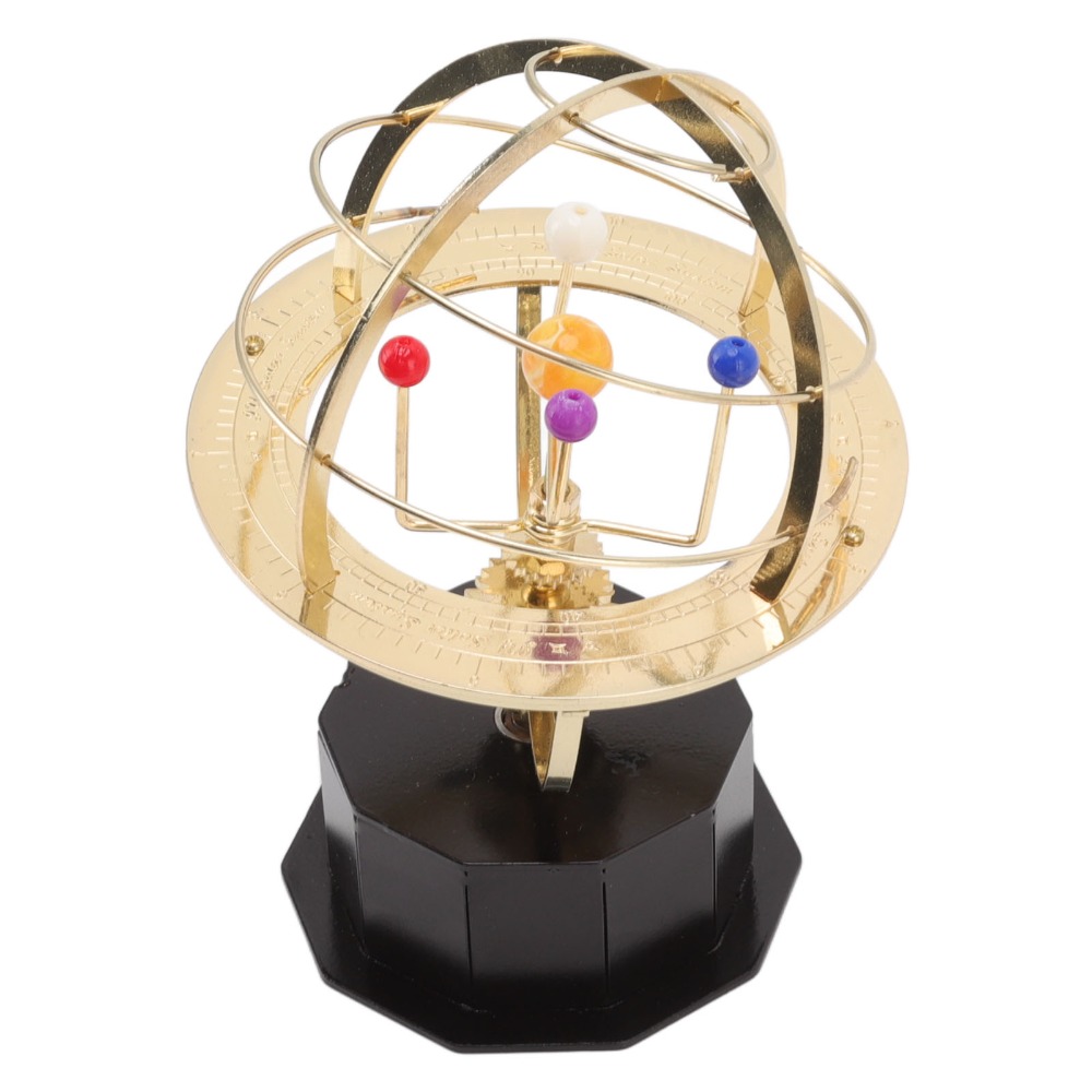 Solar System Orrery - Model Tata Surya Berlapis Emas dan