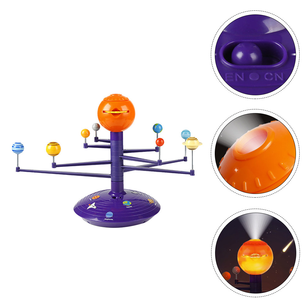 Solar System Orrery - 1Pcs Proyektor Suara Orrery Anak-anak, Mainan