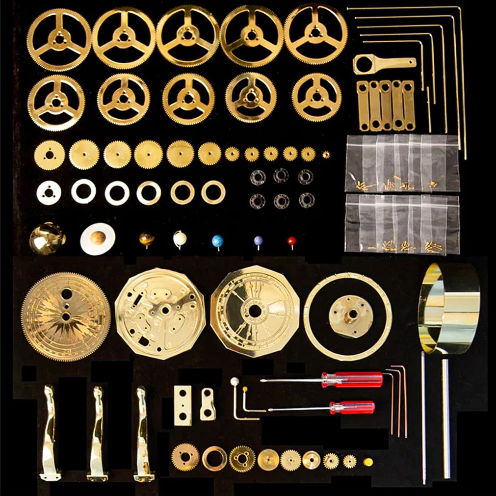 200 buah DIY 3D orrily logam s - Solar System Orrery ulasan dan harga