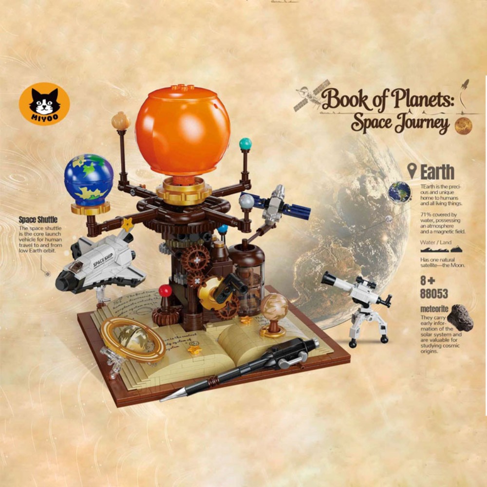 672pcs Blok Bangunan Tata Sury - Solar System Orrery ulasan dan harga