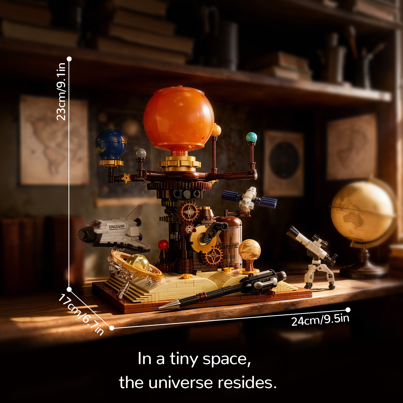 Blok Bangunan Model Tata Surya - Solar System Orrery ulasan dan harga