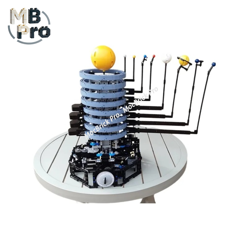 Set MOC DIY Unik, Model Orrery - Solar System Orrery ulasan dan harga