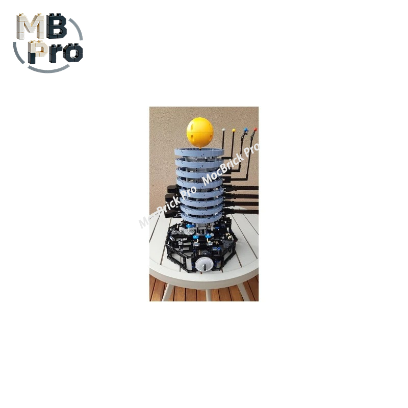 Set MOC DIY Unik, Model Orrery - Solar System Orrery ulasan dan harga