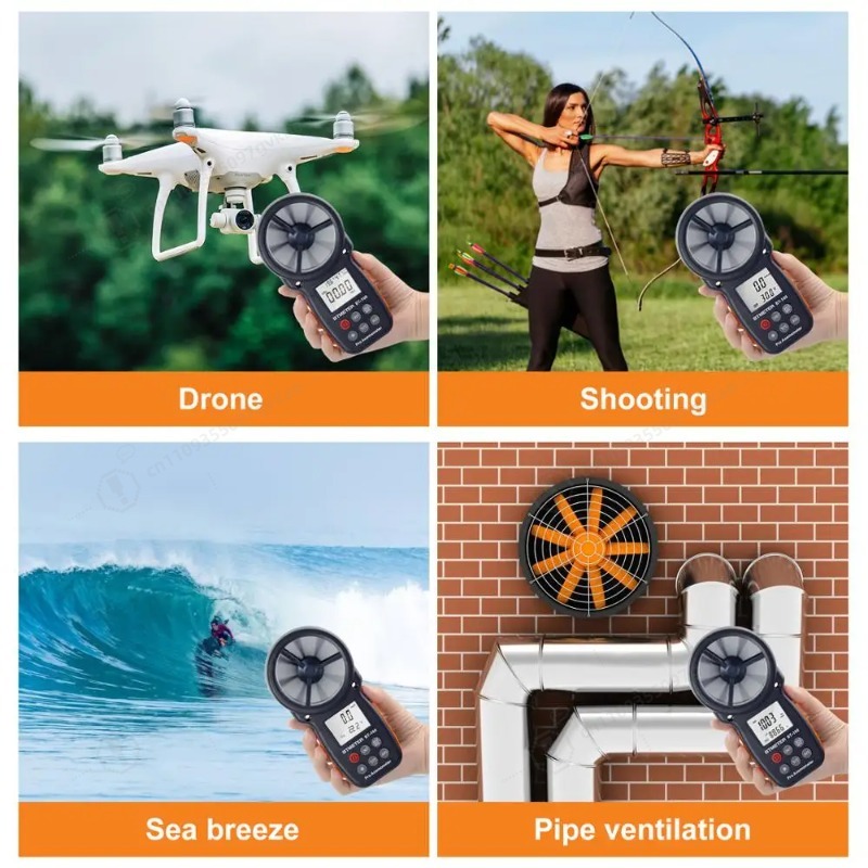 BT-100 Anemometer Digital Geng - Anemometer Wind Speed ulasan dan harga